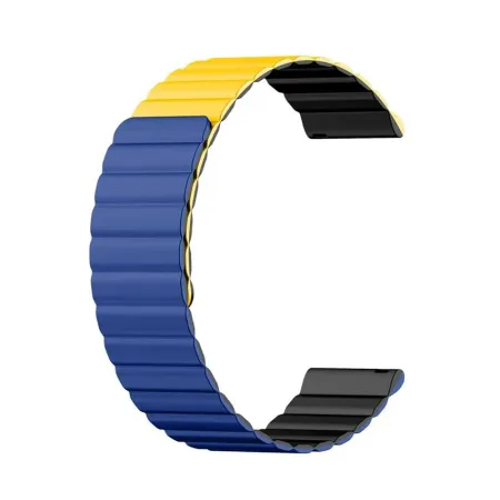 Bracelet Silicone 22-mm | Kieslect | Pour Montre Connectée  | Bleu