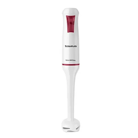 Mixeur Plongeant TAURUS Easy 600 | 600W - Blanc et  Rouge