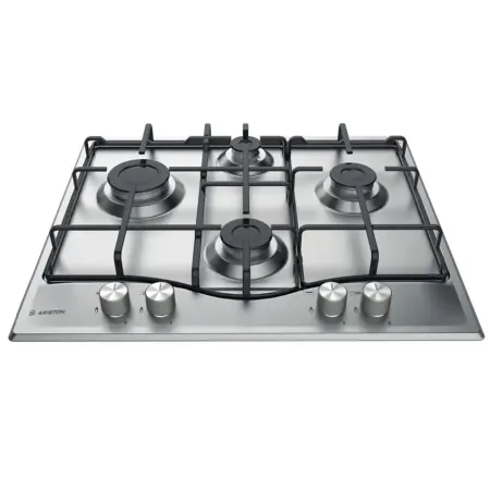 Plaque à Gaz ARISTON (60cm) Inox 4 Feux (T/IX/A HOB A)