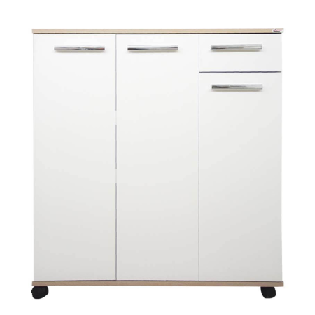 0702273 - SOTUFAB Porte Chaussures PC30 Chêne brut & blanc