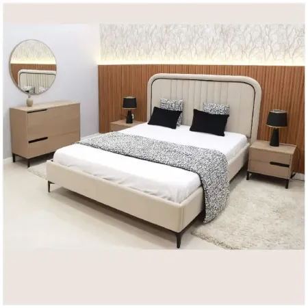 Chambre Adulte Clara | 5 pièces - Lit 2 pl 200 x 160cm 