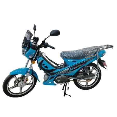 Moto D-MAX SLC 124cc Turquoise avec Frein à Main
