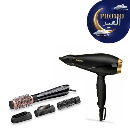 Pack Babyliss : Brosse Soufflante AS126E + Seche cheveux 6704E
