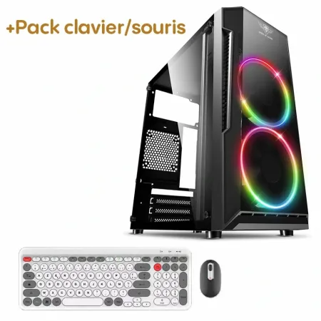 Ordinateur de bureau Gamer | Intel i5-13400 - 16G/256SSD NVMe Noir