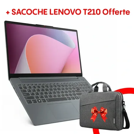 PC Portable Lenovo Ideapad i3 | 8Go/512SSD Windows 11 + Sacoche 15.6"