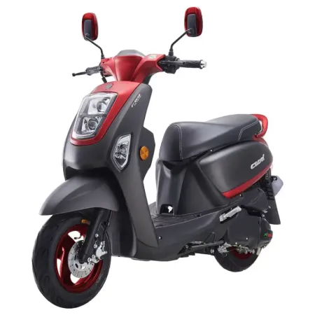 Scooteur FIRST COSTA 49CC | 2 temps - Noir & Rouge 