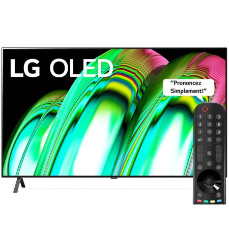 TV OLED 4K LG 55" A2 | SMART - AI thinQ - LG-OLED55A26LA.AGEE - Gris  