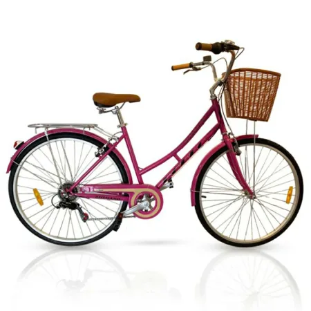 RODEO Vélo De Ville 6026-C6VS / Vitesse SHIMANO / Panier Avant