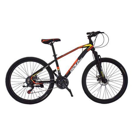Bicyclette VTT 26 Pouces GOLD Bike Noir Orangé - Main Image