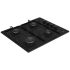 Plaque de cuisson BEKO à Gaz 4 Feux | 61 cm -  HIGG 64123 SBL  -  Noir 