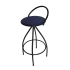 Chaise de comptoir en PVC 40440 Noir | KANIL