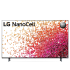 Tv LG 55 Pouces LED HD 4k | SMART Android Tv - Avec Récepteur Intégré - 55NANO75VNA - Noir
