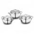 KORKMAZ Set Tombik A1801 (6 Pieces) Inox