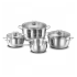 Batterie de cuisine KORKMAZ Aroma set de 7 Pcs | A1094 - Inox