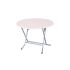 Table Pliant PVC Ovale Ø100 cm Socle Peinture | SOTUFAB