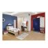 Chambre à coucher enfant de style marin blanc et bleu | SOTUFAB