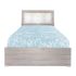 Lit ZEINEB 190 x 120 cm Chêne Brut stratifié  | SOTUFAB 