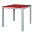 SOTUFAB Table TC0063V Serena TOP en verre(80*80) Rouge