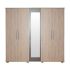 Penderie PERLA 210 x 224 cm 5 Portes CHA31200 | SOTUFAB