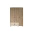 Penderie DETENTE 3 Portes H 200 x L.133 x P.61cm Denver | SOTUFAB
