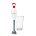 Mixeur Plongeant MOULINEX Turbomix | Vitesse variable - 350 W - DD101141 - Blanc & Rouge 