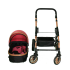 Poussette BABY JOY 2en1 | 1509 - Rose