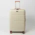 Valise TITOU Incassable Polypropylene | Modèle 15KG - Beige/Saumon 