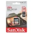 Carte Mémoire 16 Go | SANDISK ULTRA SDHC - Avec Adaptateur - Noir