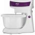 Batteur pâtisserie UFESA avec Bol Rotatif | 400 W - BV4655 - Blanc & Violet