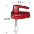 Batteur électrique RUSSELL HOBBS DESIRE 5 vitesses | 350W - Rouge 