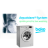 BEKO Machine à Laver Inverter WUE861 (8Kg) Silver Hublot 1200 Tours (WUE8612XSS)