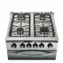 Cuisinière à Gaz | BIOLUX - M.5005X INOX 4 FEUX