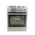 Cuisinière à gaz 4 FEUX  BIOLUX | M.5858 - XST T/B -  Inox 