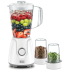 BLACK+DECKER Blender BX4000-B5 (400W) Blanc Avec 2 Accessoires 