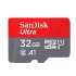 Carte Mémoire 32 Go | SANDISK ULTRA - Avec Adaptateur - Noir 