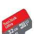 Carte Mémoire 32 Go | SANDISK ULTRA - Avec Adaptateur - Noir 