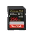 Carte Mémoire 256 Go | SANDISK SDXC EXTREME - 200Mb /Seconde - Noir 