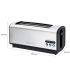 Grille-Pain CLATRONIC 1200 W | TA3687 - Inox 