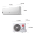 LG Climatiseur DUALCOOL E look Inverter D12TGH 