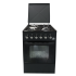 Cuisinière DUNYA 4 Feux à gaz | G571D - Noir 