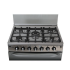 Cuisinière à Gaz Biolux M 7656 X (T/B) Inox 5 Feux
