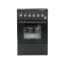 Cuisinière à gaz 4 FEUX DUNYA | G571D - 50cm -  Noir 