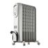 DELONGHI Radiateur Bain Huile Vento V550920 (2000 W) Blanc 9 Éléments