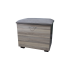 Banc de Rangement Grège Stratifié | DREAMS