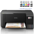 Epson Imprimante Jet d’Encre Ecotank L3150 3En1 Noir Avec Wifi (C11CG86407) + 5 Bouteilles d'encre 