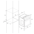 Four Électrique  Encastrable FOCUS 56 Litres | 60 cm - F521B - Inox  