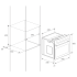 Four Électrique Encastrable FOCUS 65 Litres | 60 cm  - F721X - Inox 