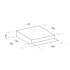 Hotte Casquette  aspirante  FOCUS  | 60 cm - F601W - Blanc