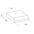 Hotte Casquette Aspirante Focus 60 cm |  F602X   -  Inox