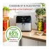 Airfryer MOULINEX Easy Fry MEGA 2020 Watts | avec bac de cuisson de 7.5 litres - EZ855D20 - Noir